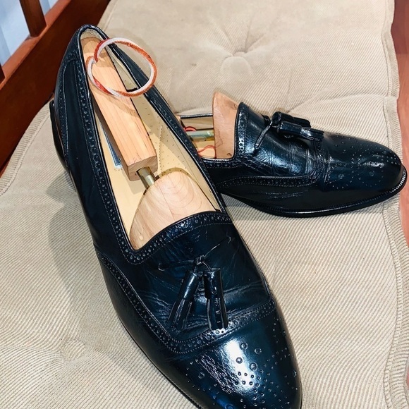 Belmondo Leather Tassel Metalion Loafer. Made in Spain. - Picture 2 of 16